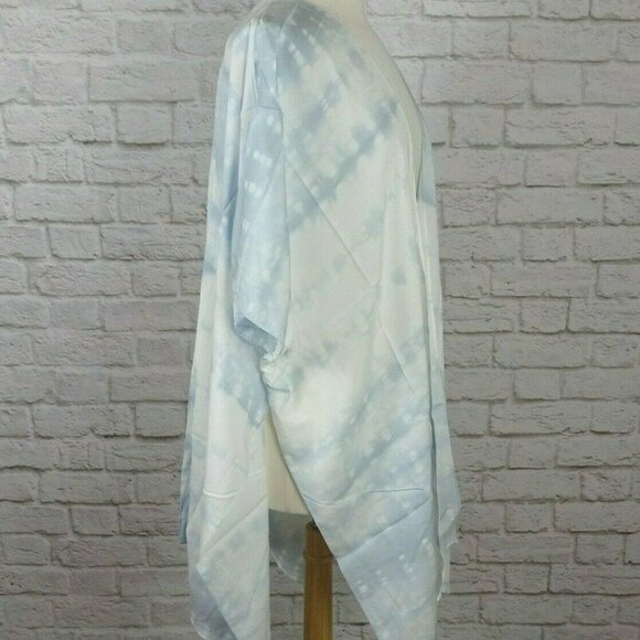 Steve Madden Tie-Dye Cover-Up Kimono Beach Swim Caftan OS NWT - Picture 6 of 8